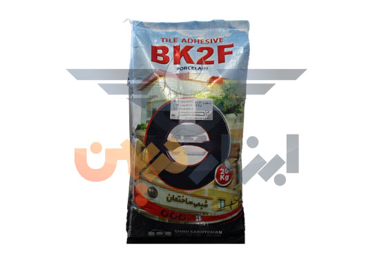 چسب کاشی و سرامیک پودری پرسلان شیمی ساختمان  bk2f 