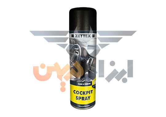 اسپری تمیز کننده و براق کننده داشبورد زتکس zettex cockpit