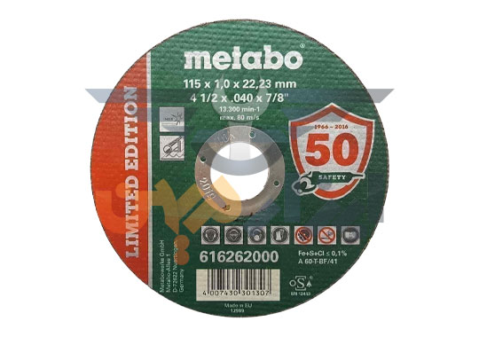صفحه استیل بر مینی متابو 1.0*115 metabo