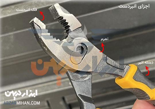 اجزای انبردست و  مراحل ساخت انبردست