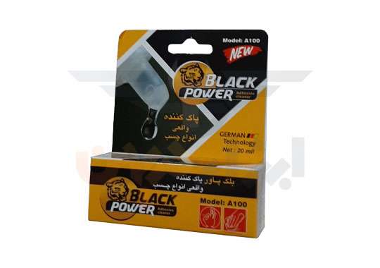 مایع پاک کننده انواع چسب بلک پاور مدل a100