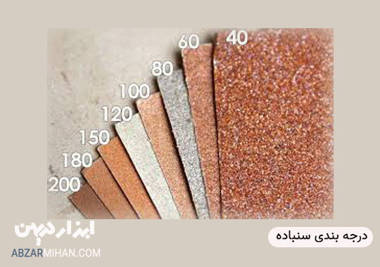 درجه بندی سنباده کاغذی با توجه به نوع گرید آن ها