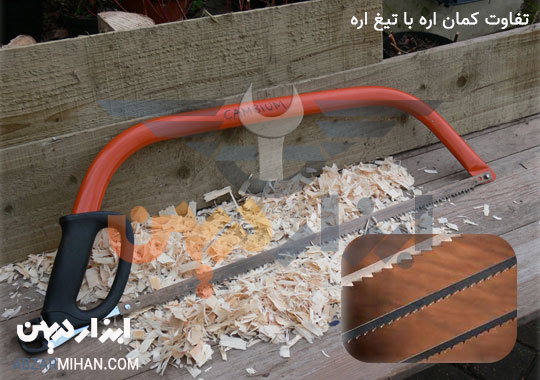 تفاوت کمان اره با تیغ اره در ماهیت آن هاست