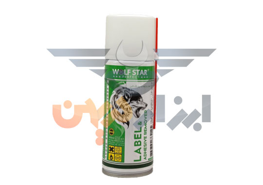 اسپری پاک کننده لیبل و چسب ولف استار