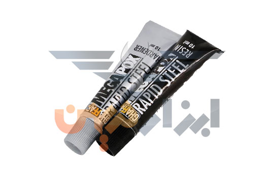 چسب دوقلو مگاپوکس رپید استیل غفاری